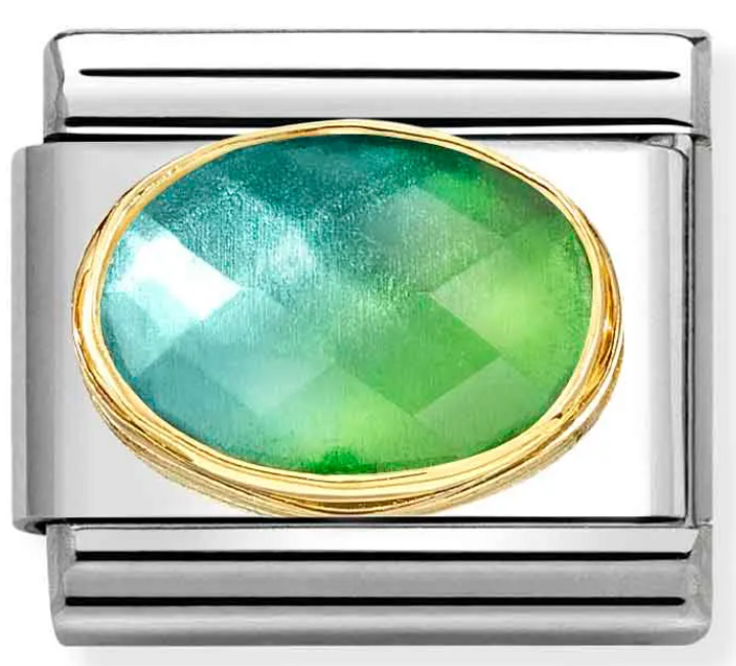 Nomination Link 18K zawieszka złoto Kamień z gradientem 030612 037.png